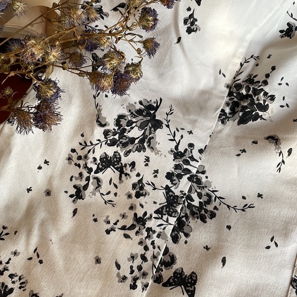 M&S button down floral print shirt - Picture 7 of 9